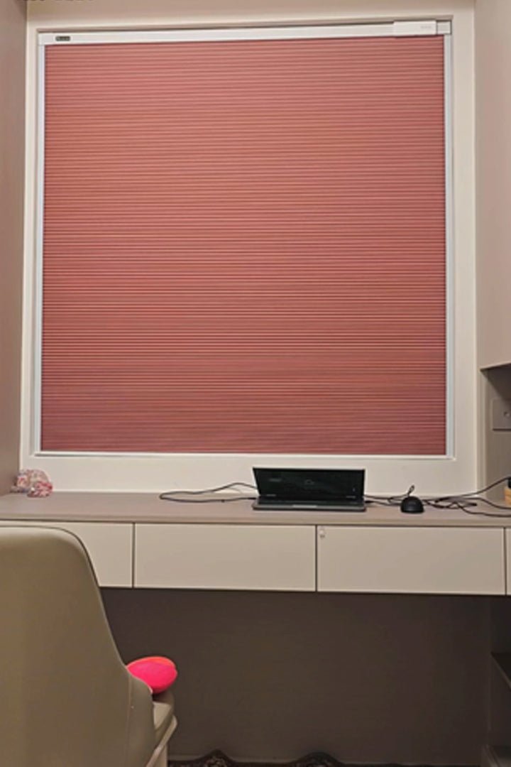 No-Drill Electric Day & Night Blind – Remote Control, Light Filtering, Modern Design