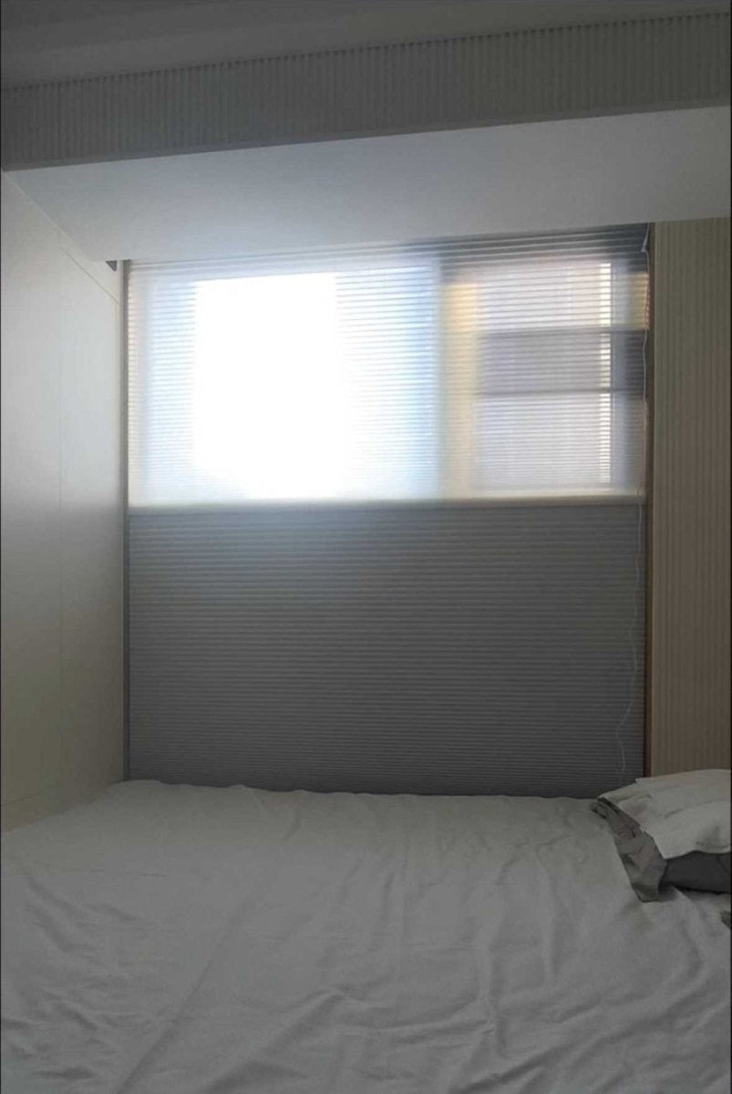 No-Drill Electric Day & Night Blind – Remote Control, Light Filtering, Modern Design
