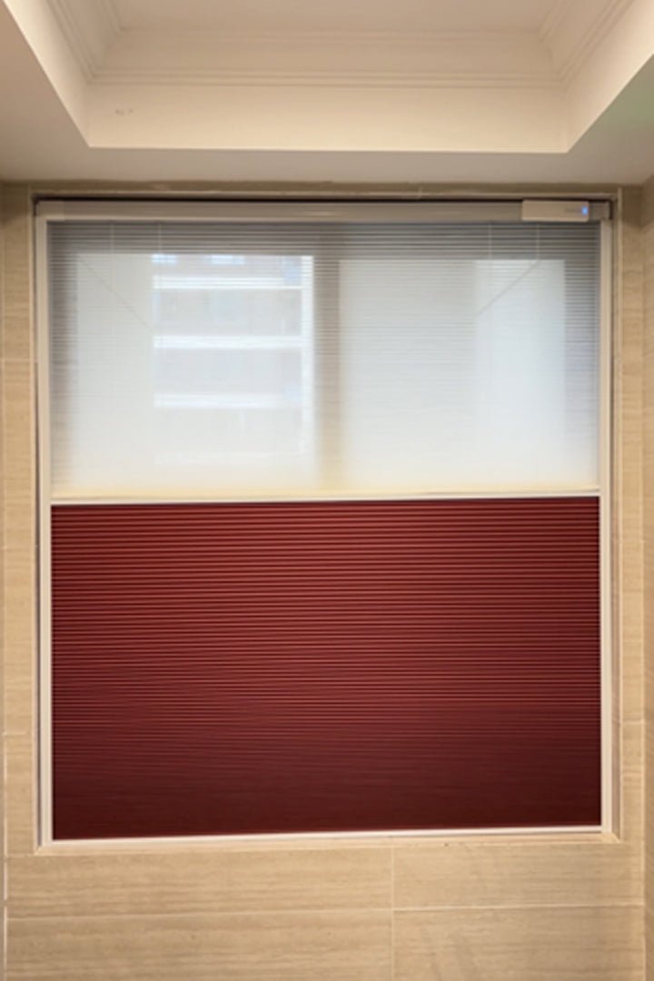No-Drill Electric Day & Night Blind – Remote Control, Light Filtering, Modern Design