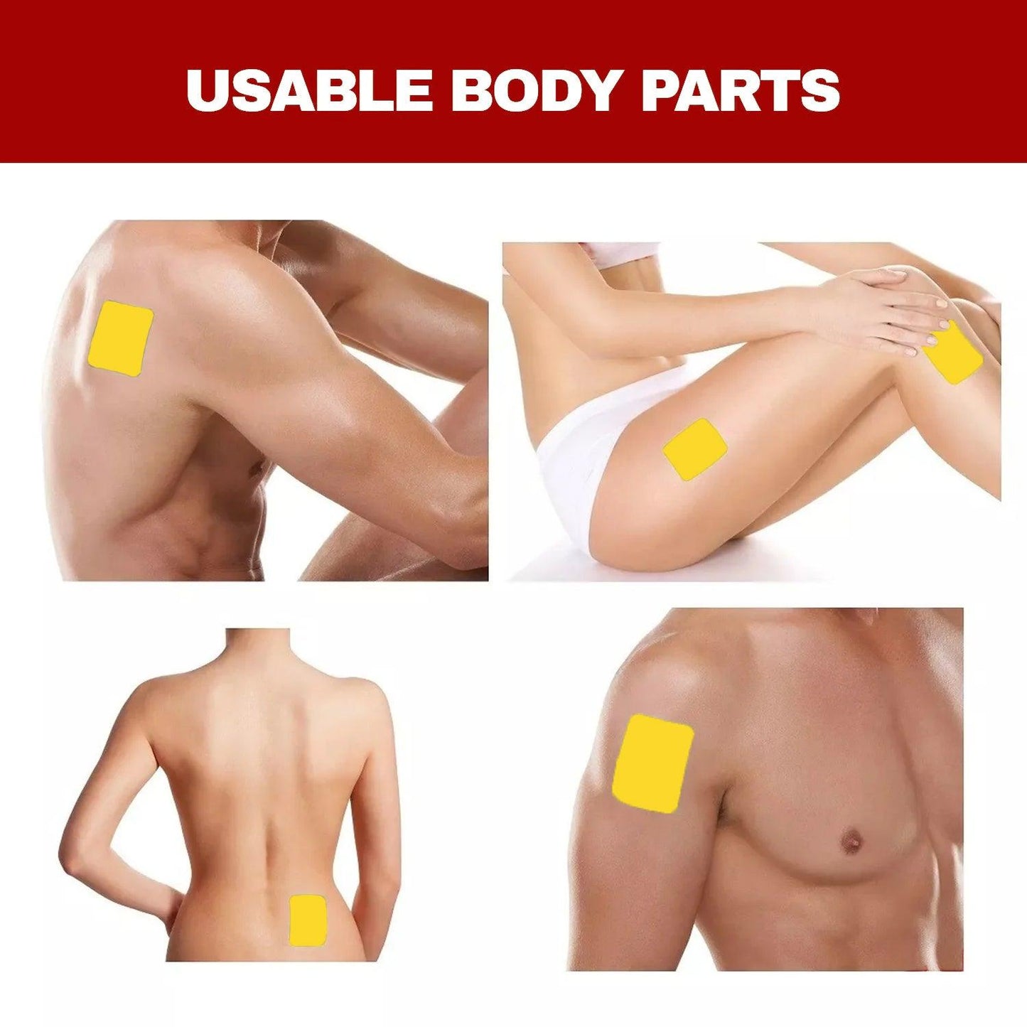 Nerve Pain Relief Patches - Sciaticure- Stop Sciatica  30X Sciatic Nerve Dermal Patches Back Pain Relief