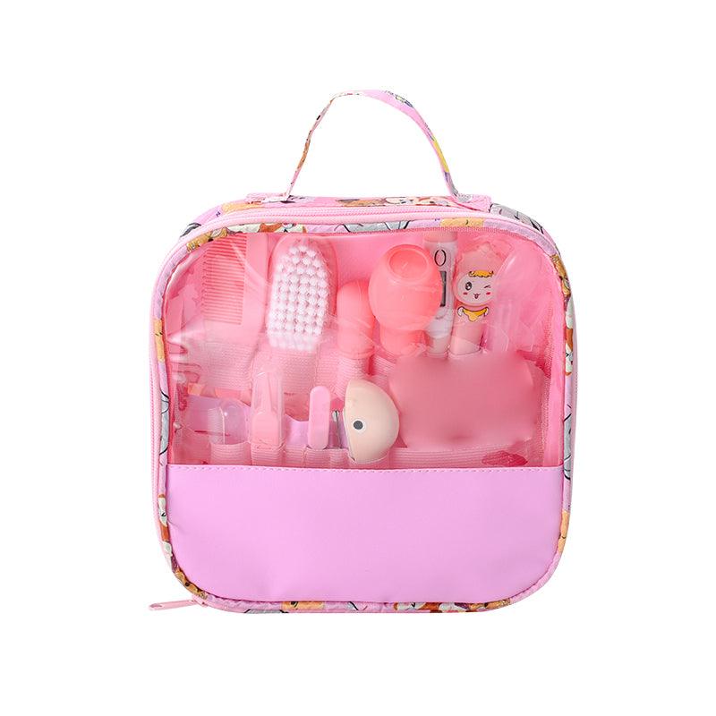 Newborn Grooming Kit - 13Pcs Multi-purpose Baby Nail Hair Health Care Grooming Brush Set