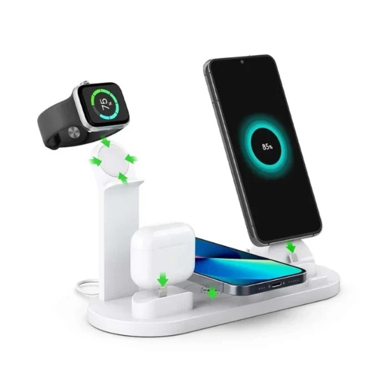 7-in-1 Wireless Charging Station – MagSafe Fast Charger with CryoBoost Cooling