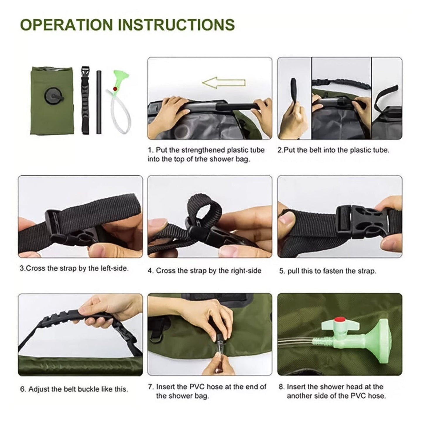 Solar Power Camping Shower - Portable Shower Camping Hiking Solar Shower Bag Outdoor Heating Bathing Shower