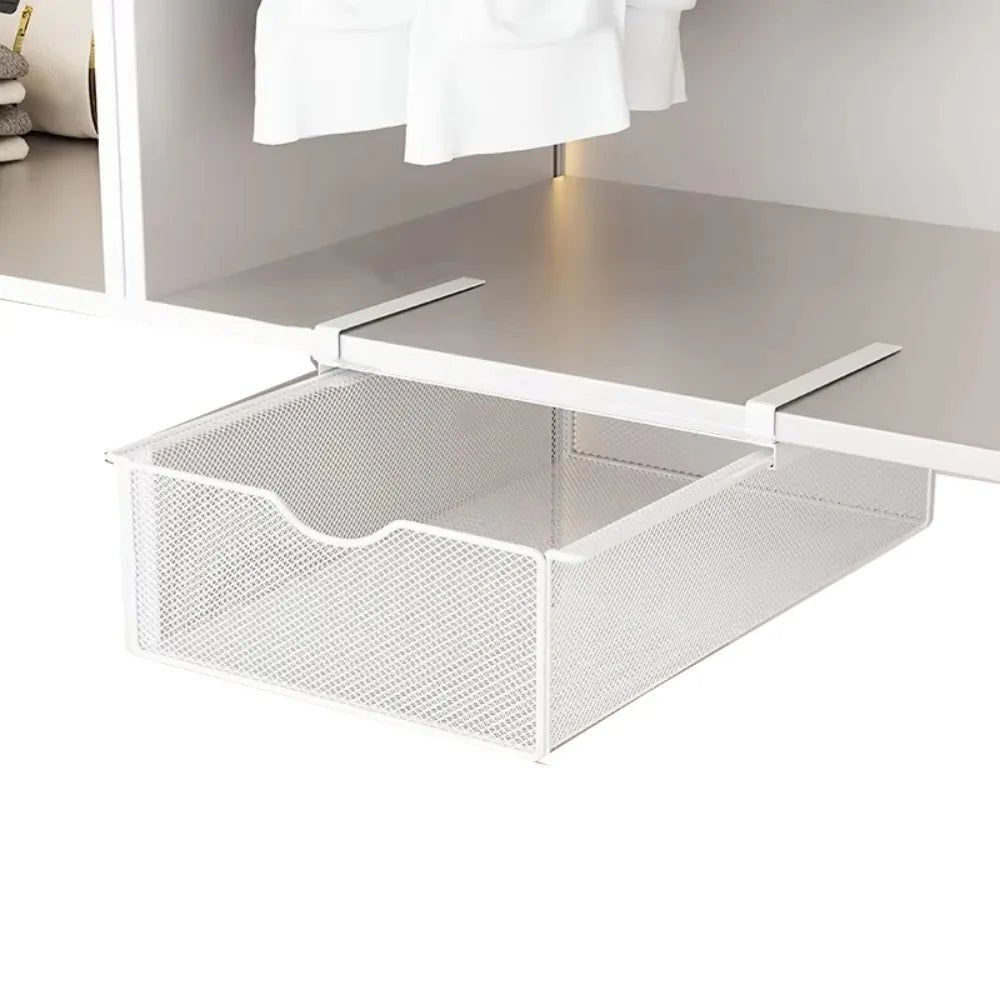 Pull-out Partition Cabinet Mesh Drawer – Space-Saving Hanging Basket