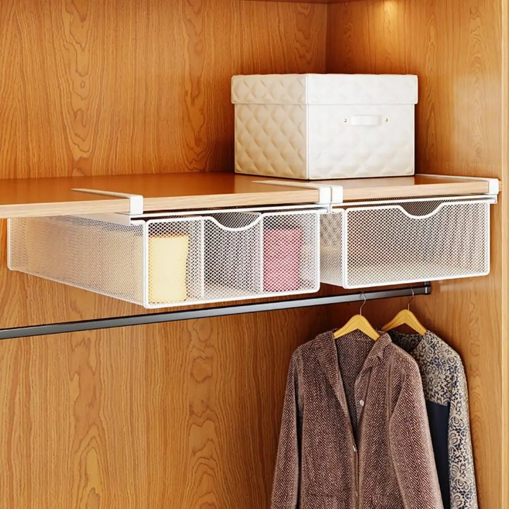 Pull-out Partition Cabinet Mesh Drawer – Space-Saving Hanging Basket