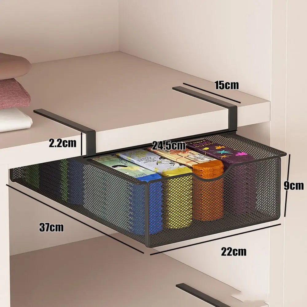 Pull-out Partition Cabinet Mesh Drawer – Space-Saving Hanging Basket