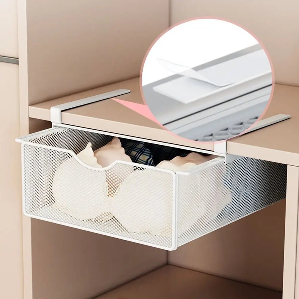 Pull-out Partition Cabinet Mesh Drawer – Space-Saving Hanging Basket
