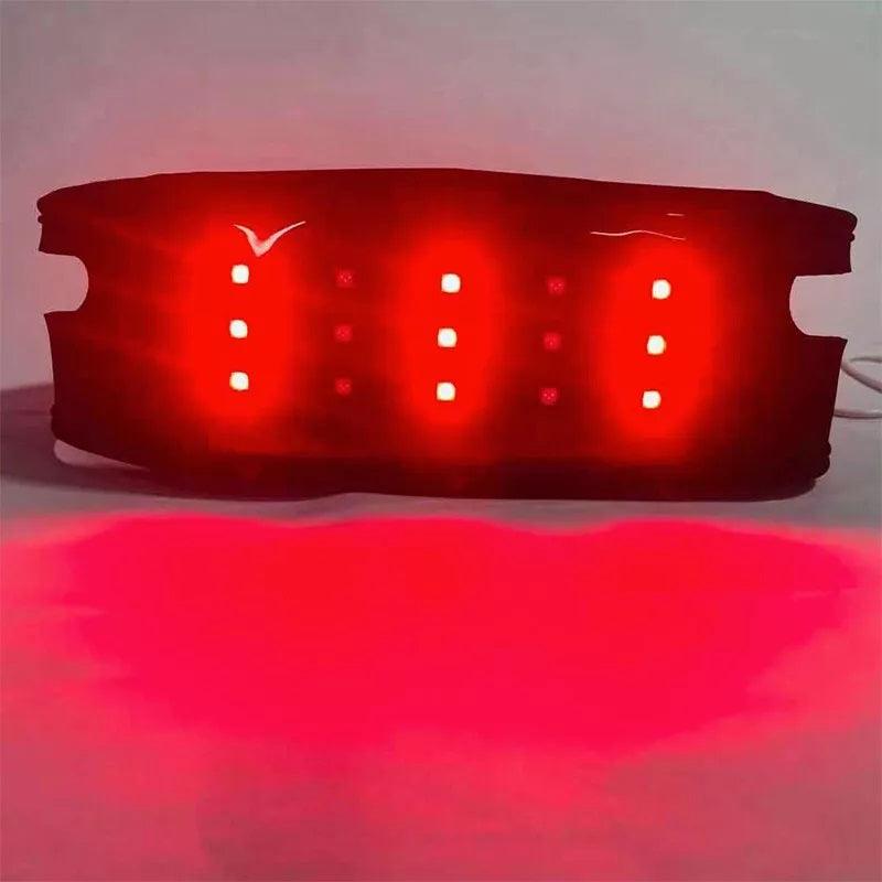 Red Light Therapy Belt - 660nm & 880nm IR Light Therapy Device For Facial Lifting Slim Chin
