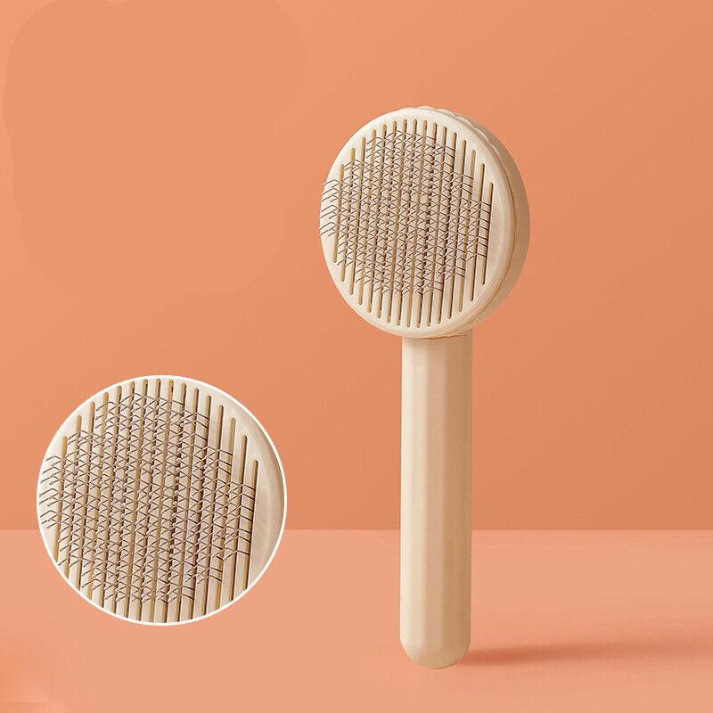 Pin Brushes for Dogs - Pet Dog Cat Brush Grooming Slicker Self Cleaning Slicker Brush Massage Hair Comb