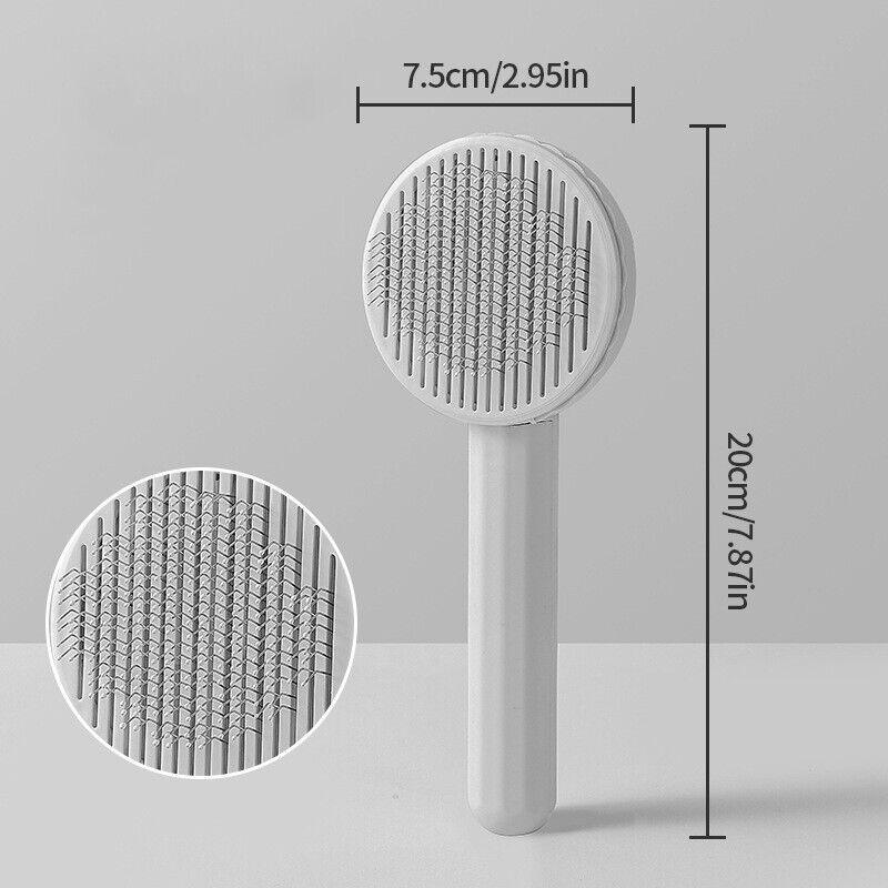Pin Brushes for Dogs - Pet Dog Cat Brush Grooming Slicker Self Cleaning Slicker Brush Massage Hair Comb