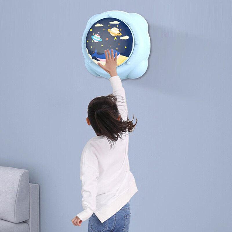 Touch High Jump Counter - Children Touch High Jump Counter Toy with Voice Broadcast ABS Self Adhesive Height Training Device for Home School