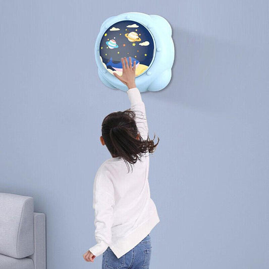 Touch High Jump Counter - Children Touch High Jump Counter Toy with Voice Broadcast ABS Self Adhesive Height Training Device for Home School