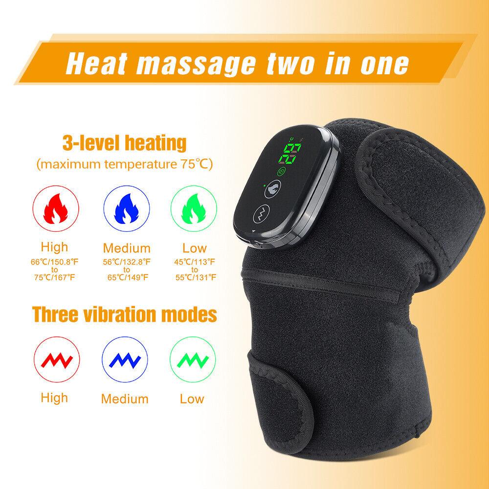 Heat Pads for Knees - Electric Heated Knee Pad Elbow Knee Pads Brace For Arthritis Knee Pain Relief
