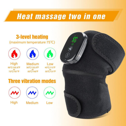 Heat Pads for Knees - Electric Heated Knee Pad Elbow Knee Pads Brace For Arthritis Knee Pain Relief