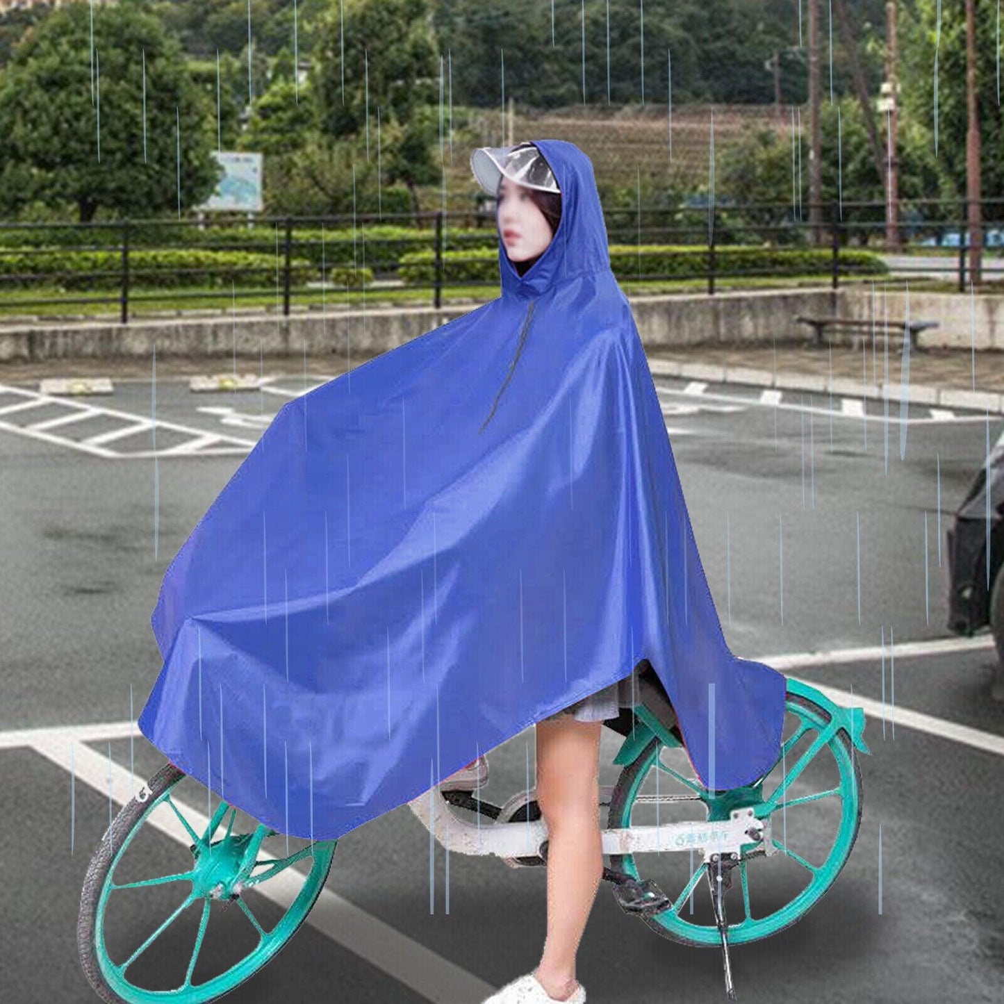 Best Cycling Rain Jacket - Bicycle Bike Raincoat Rain Cape Poncho Coat