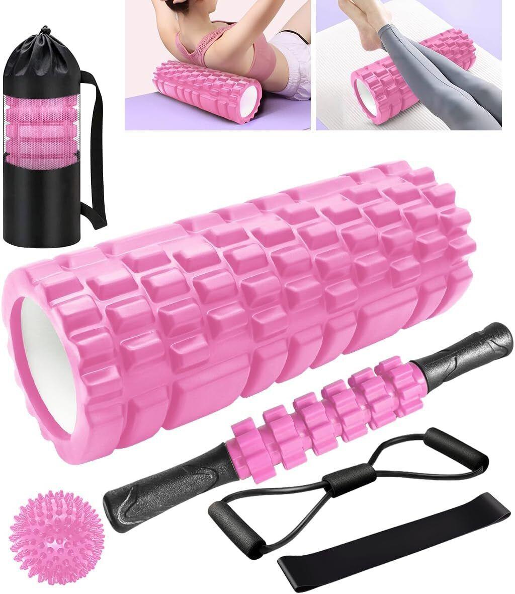 Sports Direct Foam Roller - Yoga Massage Roller Foam Roller Ball Spiky Muscle Relief Training Exercise Sets