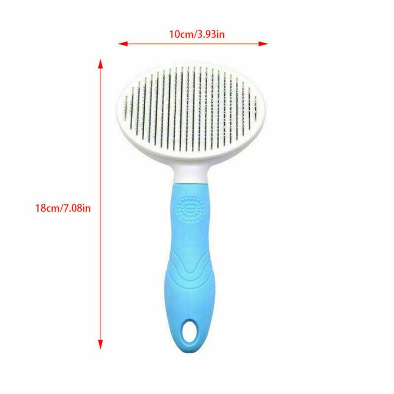 Pin Brushes for Dogs - Pet Dog Cat Brush Grooming Slicker Self Cleaning Slicker Brush Massage Hair Comb