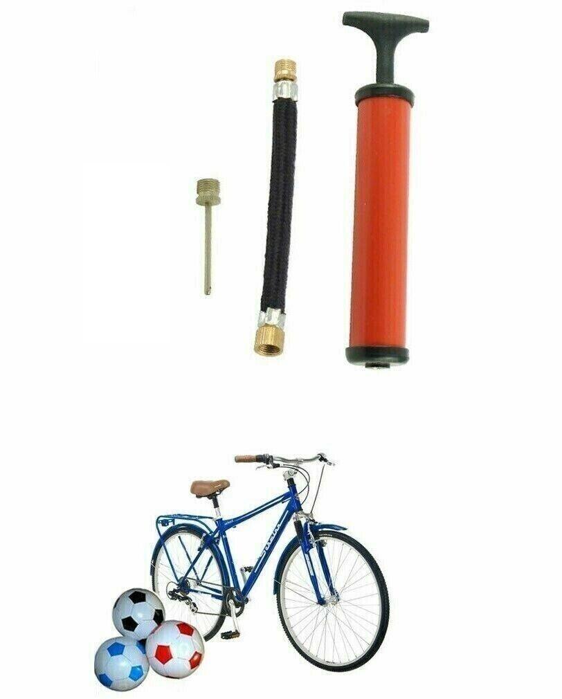 T-Handle Pumper - BLACK Sports Ball Pump Tyre Football T-Handle Pumper Air Mini Bicycle Inflating