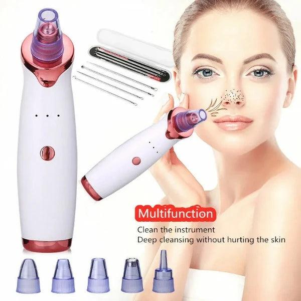 Best Blackhead Remover Vacuum - Professional Pore Cleaner Vacuum Blackhead Remover Rechargeable 5 Suction Levels