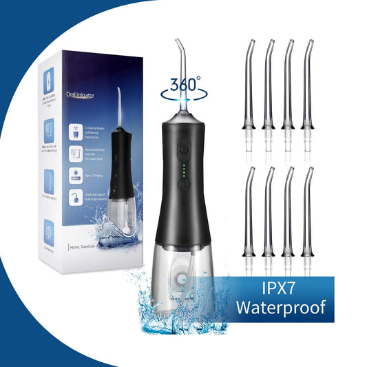 Waterpik Cordless Water Flosser - Cordless Water Flosser Dental Oral Irrigator for Teeth Cleaner 8 Jet Tips