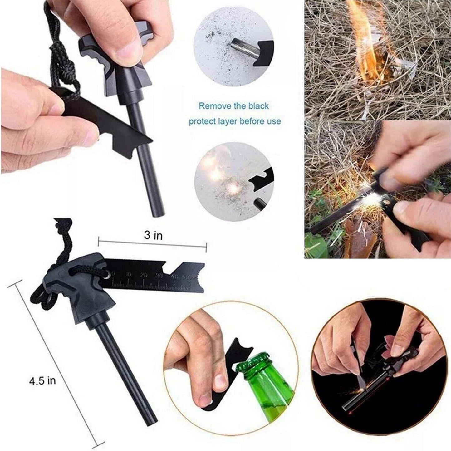 Hiking First Aid Kit UK - Survival Kit 147 First-Aid Kit Camping Hiking Military Emergency Hunting Fishing