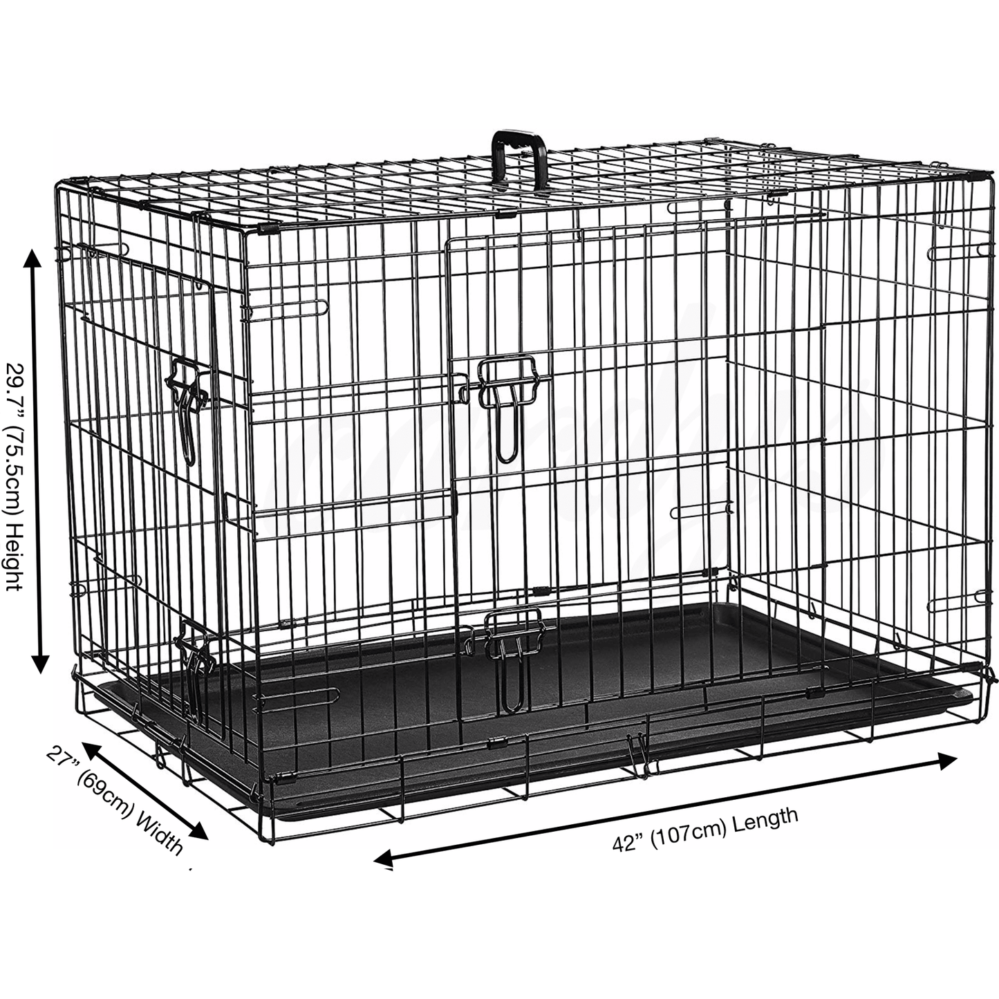 Metal Cages for Dogs - Dog Cage Puppy Pet Crate Carrier
