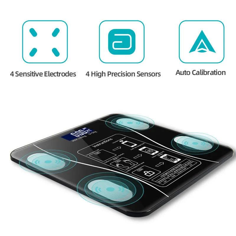 Digital Scales Bathroom - Weight Scales for Home Body weight scale, Digital Electronic Bathroom Scales