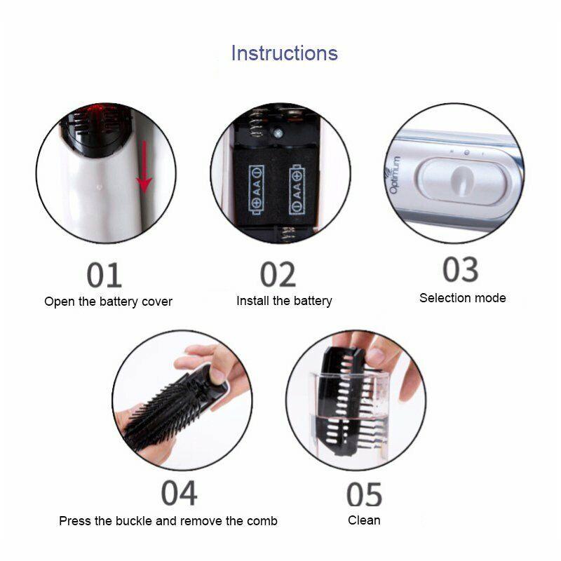 Electric Scalp Massager for Hair Growth - Electric Infrared Laser Hair Growth Head Scalp Vibrating Massager Comb Brush