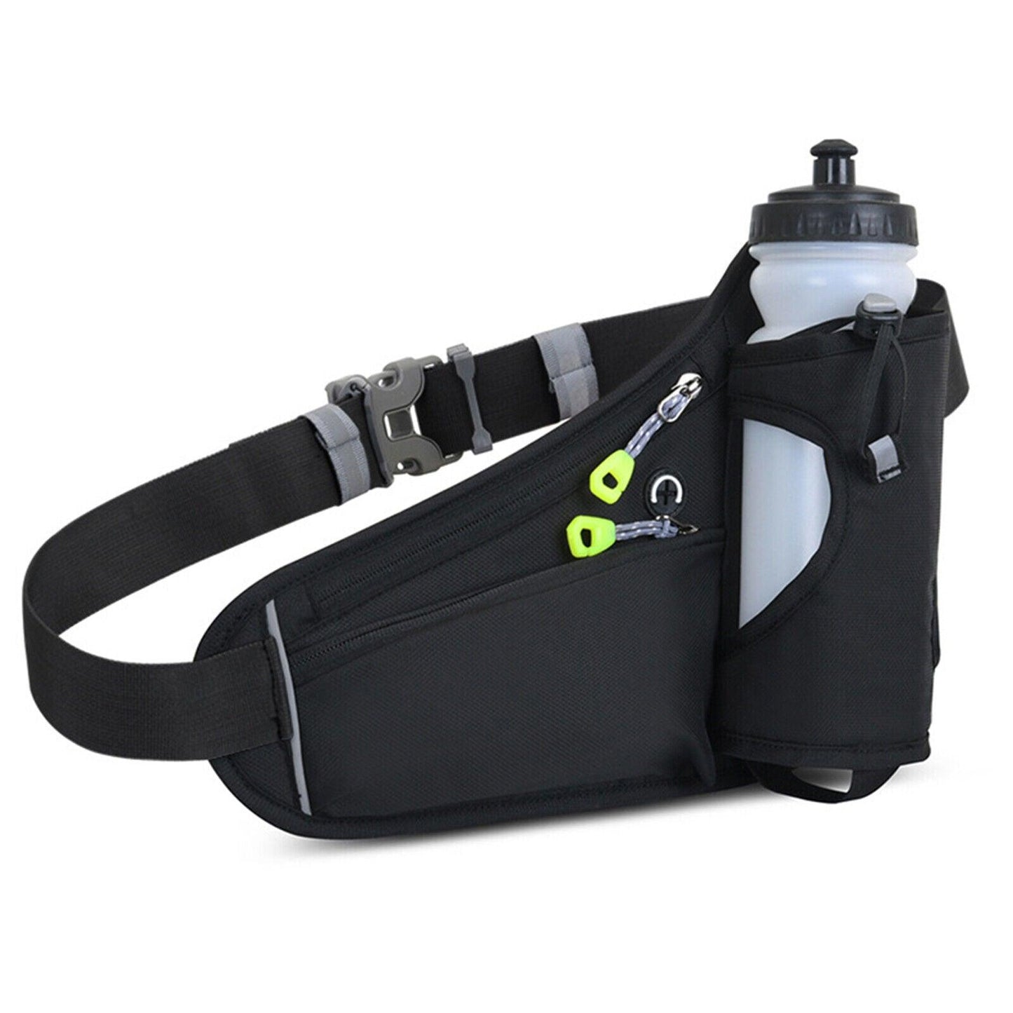 Running Belt With Water Bottle - Running Belt with Water Bottle Holder Waterproof Waist Bum Bag Sport Fanny Pack