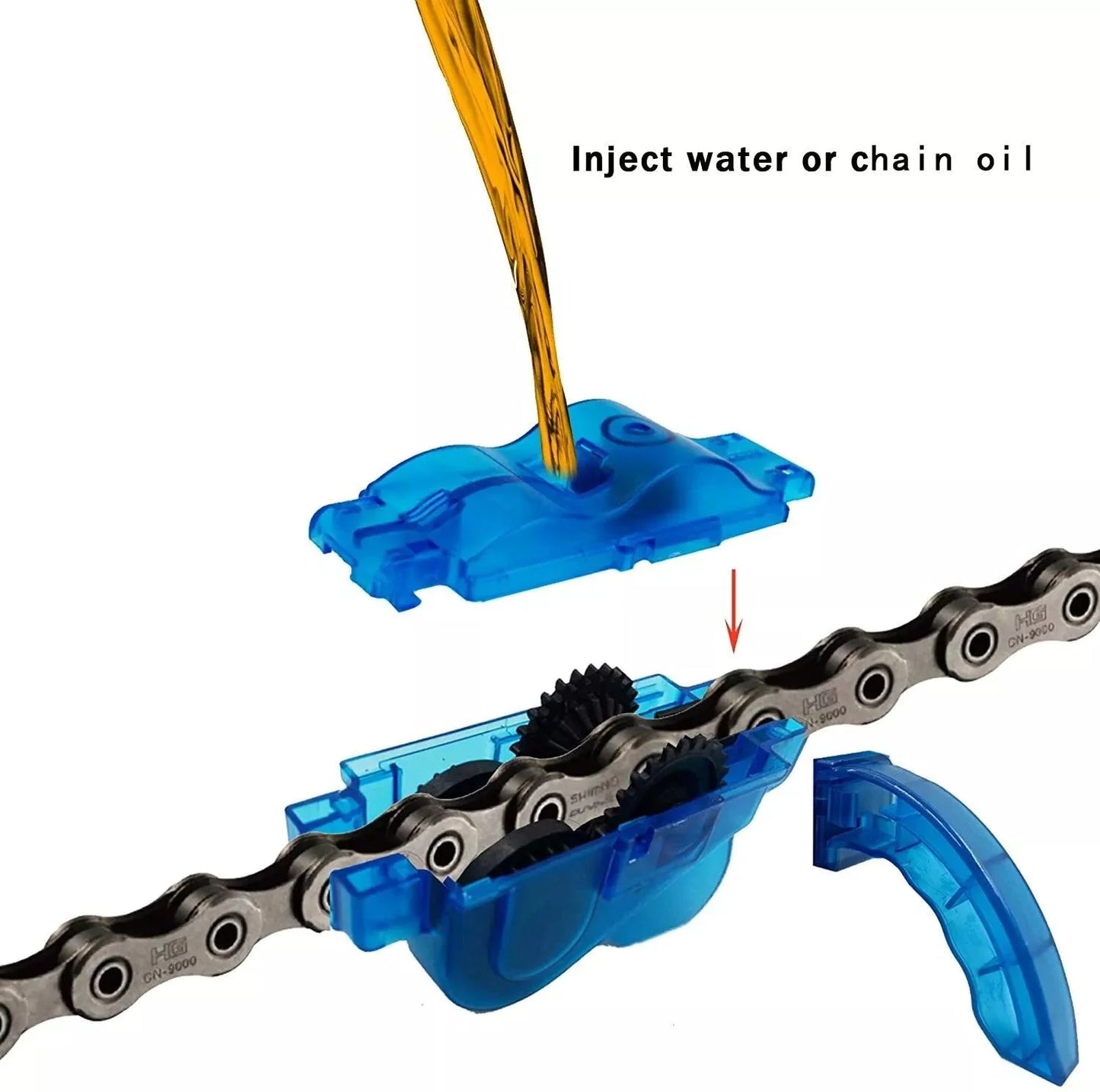 Mountain Bike Cleaning Kit - Bike Cleaning Tool Set, Bicycle Clean Brush Kit for Bike Chain/Tire/Sprocket Cycling Corner Stain Dirt Clean