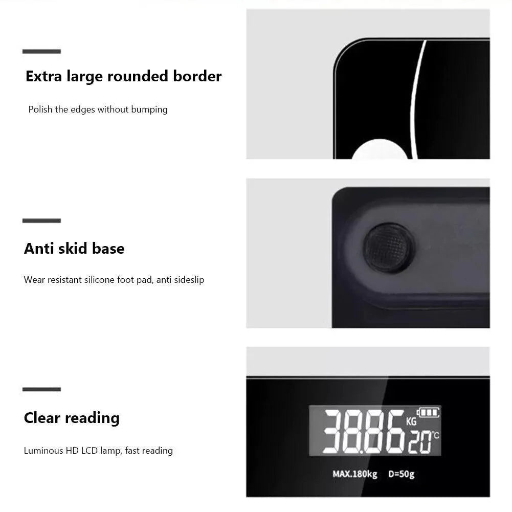 Digital Scales Bathroom - Weight Scales for Home Body weight scale, Digital Electronic Bathroom Scales