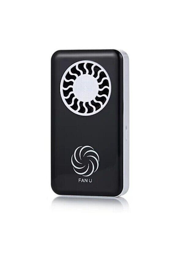 Handheld Personal Fan - PORTABLE & DISCREET FAN U, Great for Menopause Flushes - Rechargeable Personal