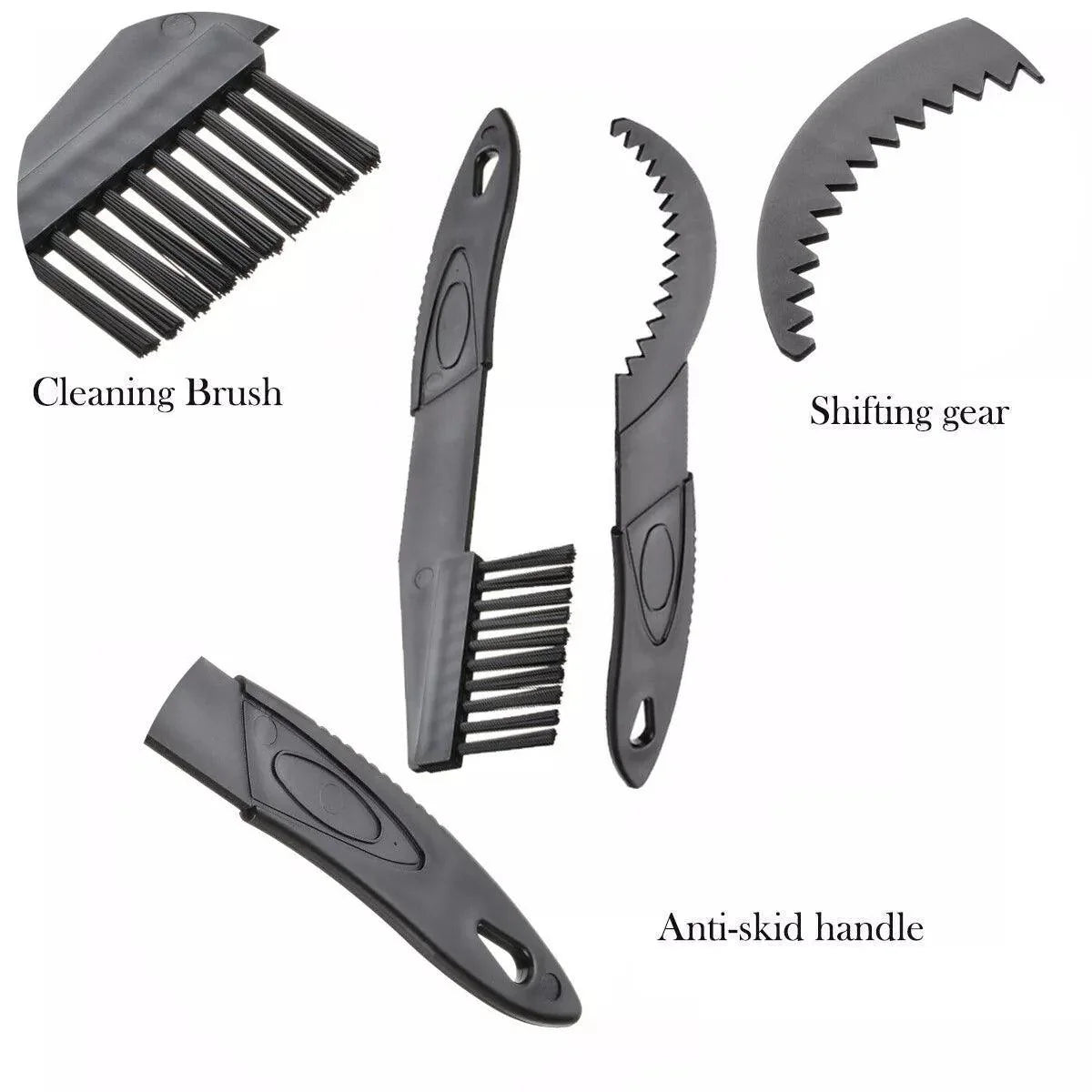 Mountain Bike Cleaning Kit - Bike Cleaning Tool Set, Bicycle Clean Brush Kit for Bike Chain/Tire/Sprocket Cycling Corner Stain Dirt Clean