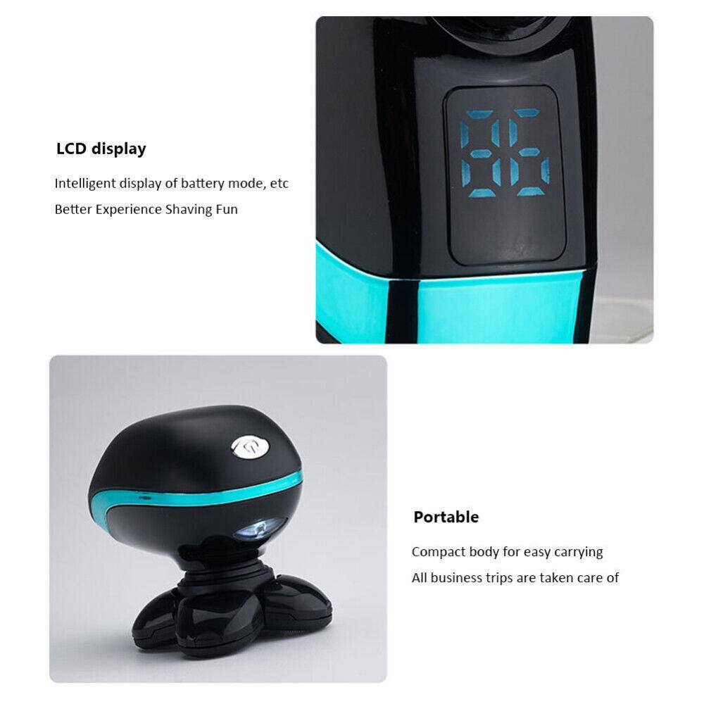 Best Head Shaver UK - Electric Razor for Men Bald Head Shaver Rotary Cordless Nose Hair ElectriBrite