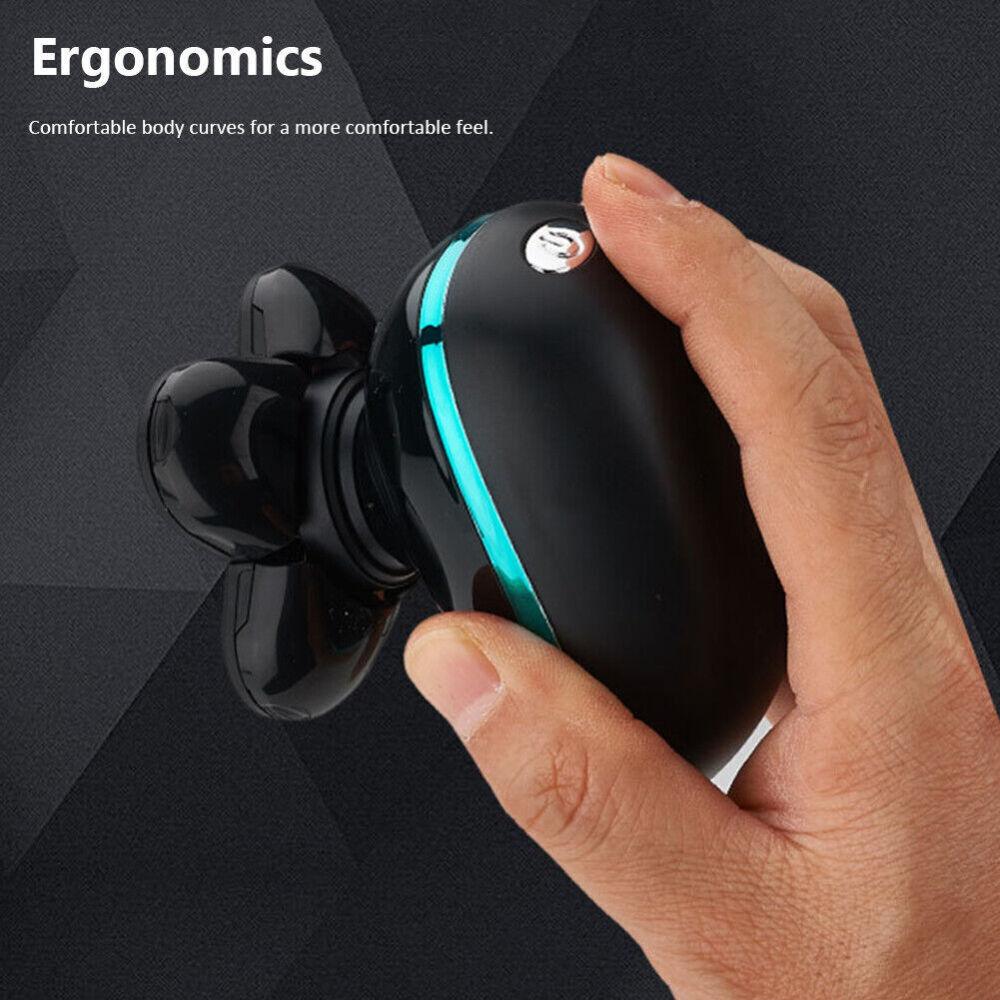 Best Head Shaver UK - Electric Razor for Men Bald Head Shaver Rotary Cordless Nose Hair ElectriBrite