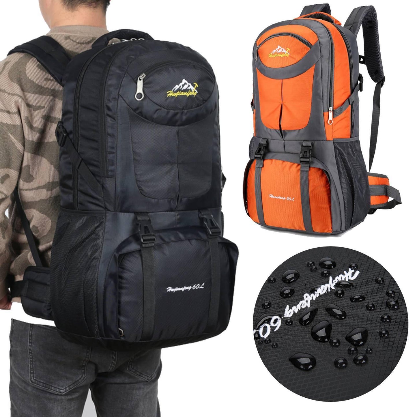 Small Backpacks for Hiking - Waterproof Outdoor Sports Travel Rucksack Bag