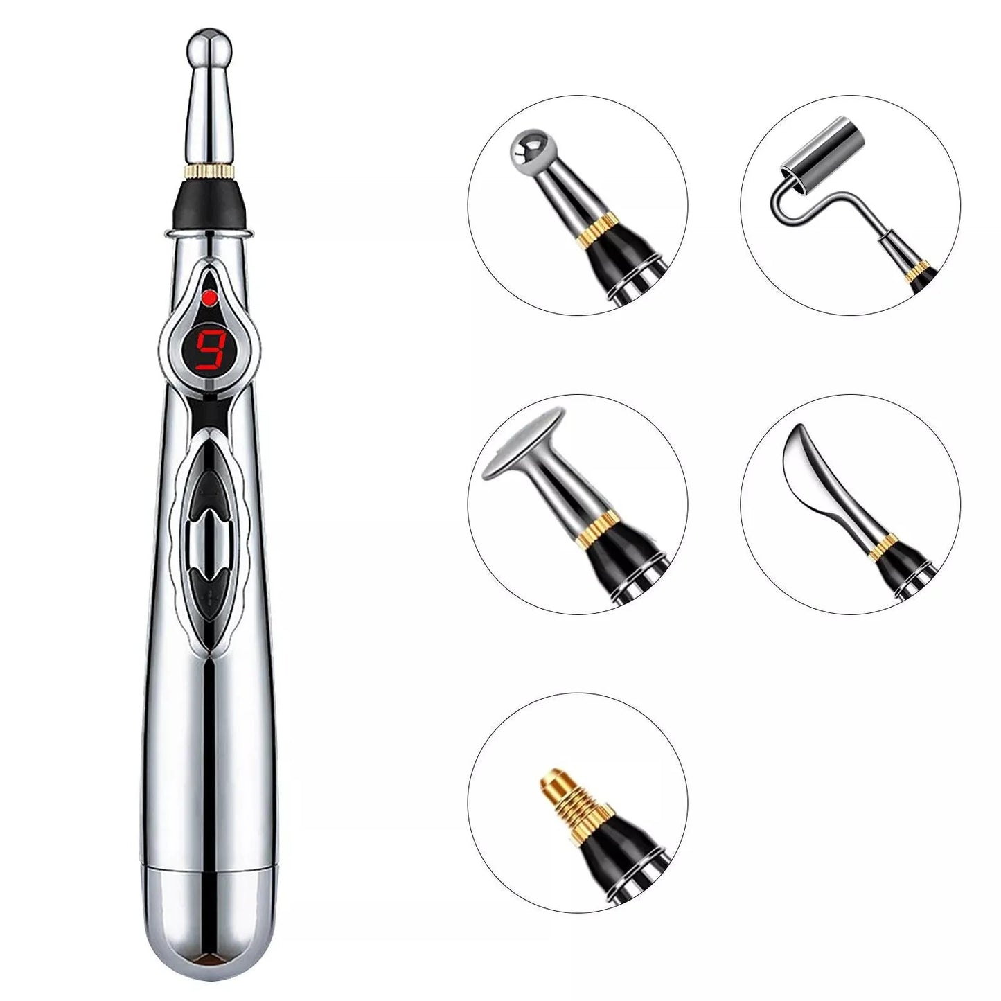 Electronic Acupuncture Pen - Electric Acupuncture Magnet Therapy Heal Massage Meridian Energy Pen Relief Pain