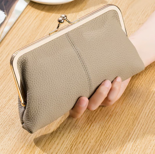 🔥Last Day Promotion 50% OFF💖Premium Genuine Leather Long Wallet – ✨Timeless Elegance, Unbeatable Price💕