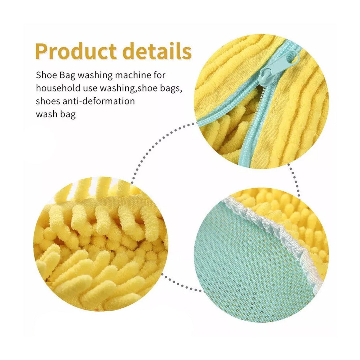 Shoe Washing Machine Bag - 1/2pcs Trainer Washing Bag Cleaning Laundry Shoe Bag