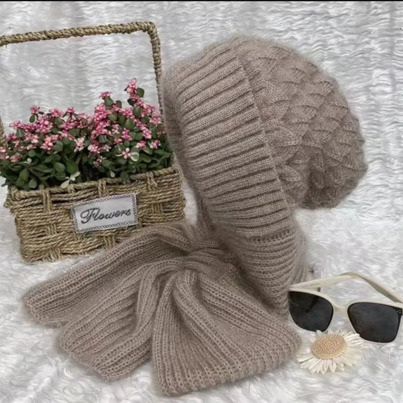 🎄Hot Sale-50% OFF🎁Winter Versatile Knitted Hooded Scarf For Women