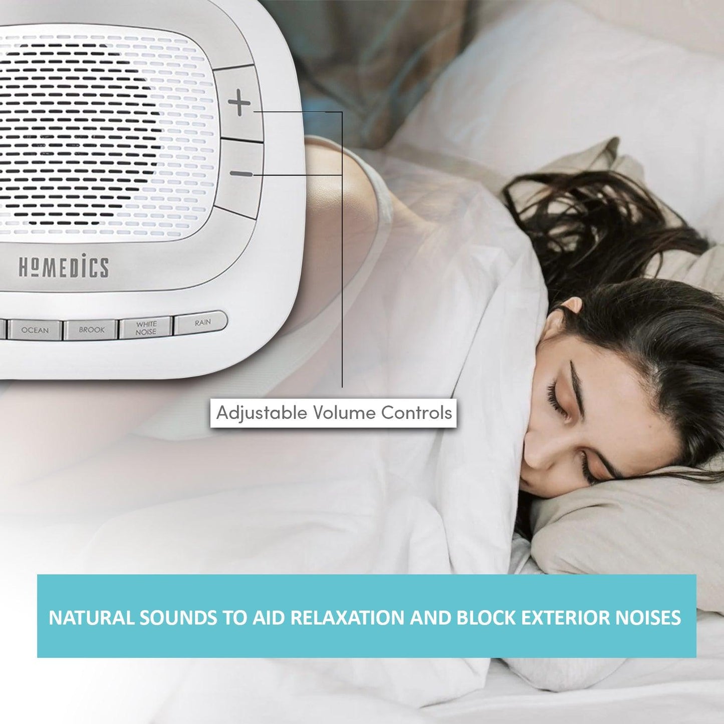 Nature Sounds Sleep - 6 White Noise Therapy Sound Sleep Soothing Relax Machine