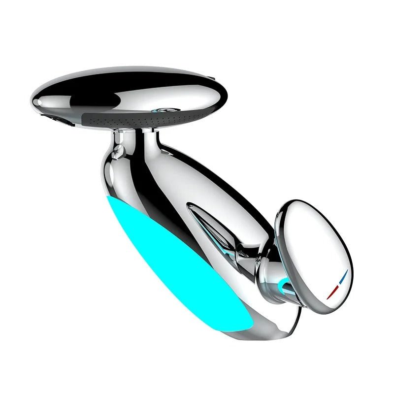 Smart LED Bathroom Faucet – 4 Water Modes, 360° Pull-Out Head
