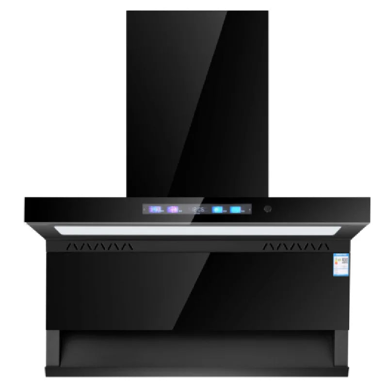 Smart Sensor Kitchen Range Hood – Wall-Mounted, Low Noise, Modern Design