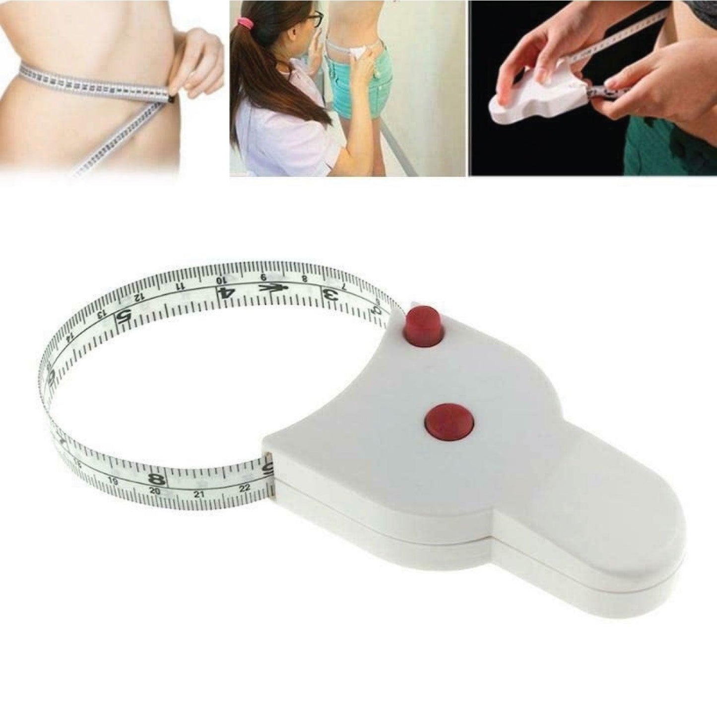 Measuring Tape for Body - Push-Button Retract Lock Pin System 150CM Automatic Telescopic Body Measure Tape