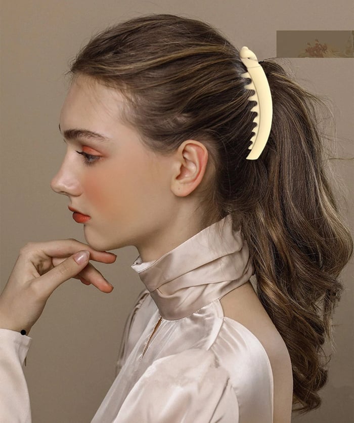 Vertical Hairpin Ponytail Hair Accessory Banana Clip😍 Delivered within 3 working days