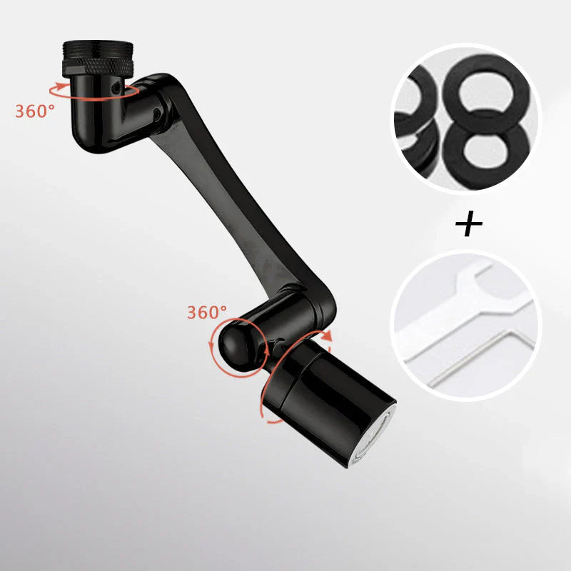 Multi-functional Splash-Proof Faucet Extender with Swivel Arm💦