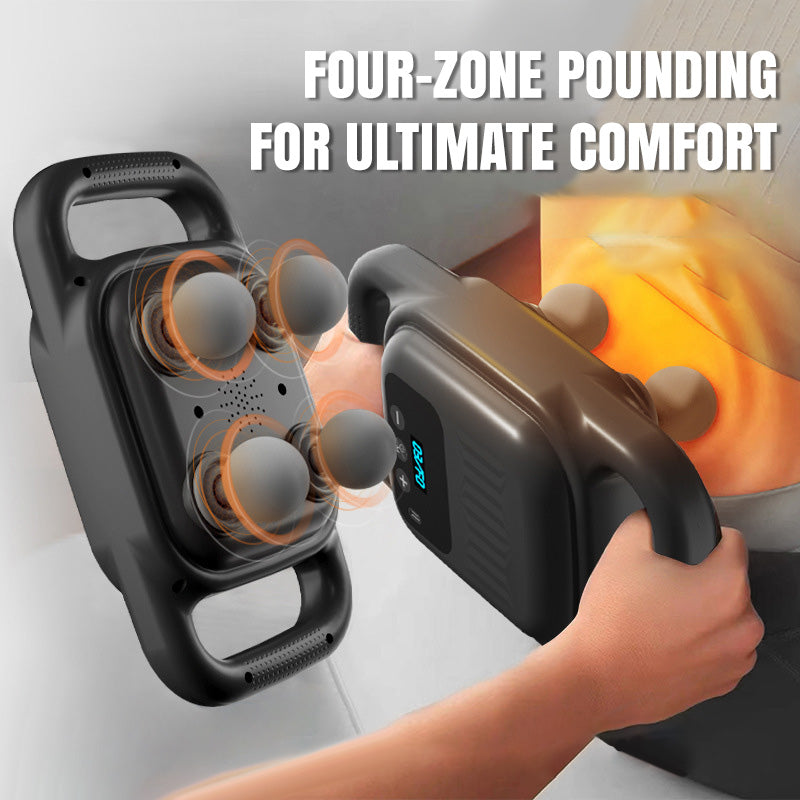 🏋️‍♂️2025 New Hot Sale🎁 4-Head Fascial Gun Massage Apparatus