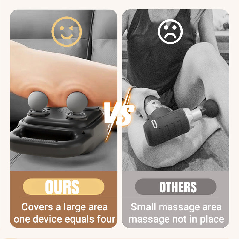 🏋️‍♂️2025 New Hot Sale🎁 4-Head Fascial Gun Massage Apparatus