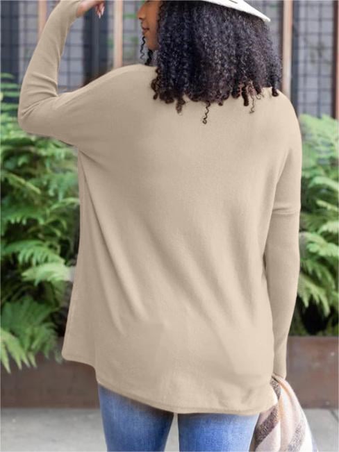 💥HOT SALE 💥Long Sleeve Thumbhole Sweater Pocket Tunic