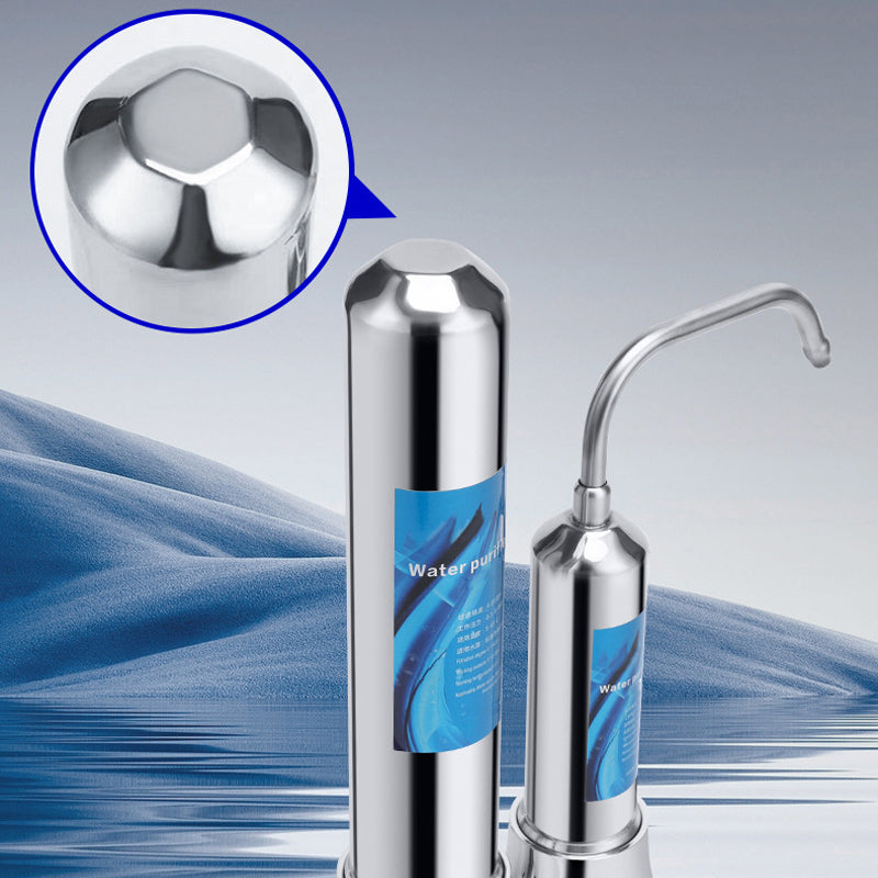 💧Double Barrel Countertop Water Filter for Faucet